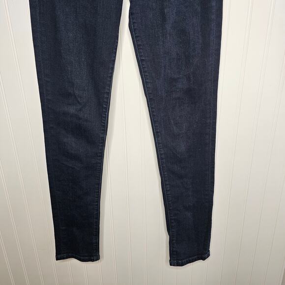 Anthropologie Pilcro Womens Superscript High Rise Skinny Jeans Size 27 Dark Wash - Picture 4 of 9